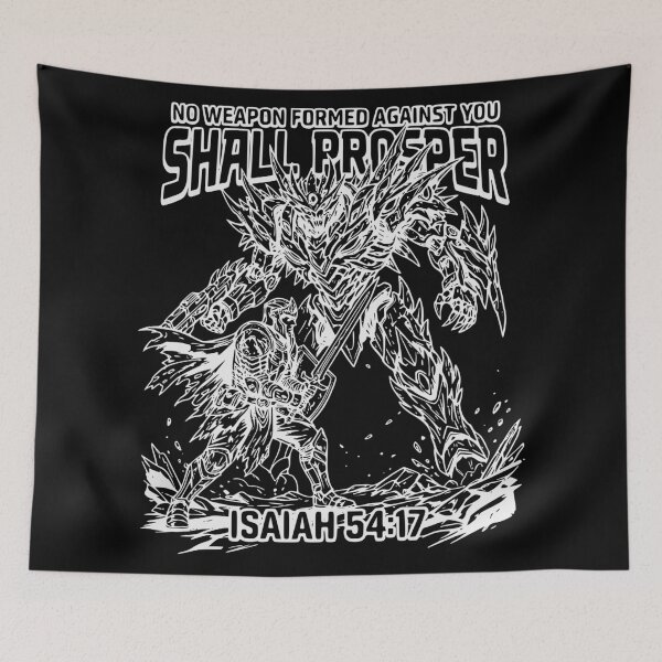 Item preview, Isaiah 54:17 Spiritual Warfare Knight Art designed and sold by klyngiant.