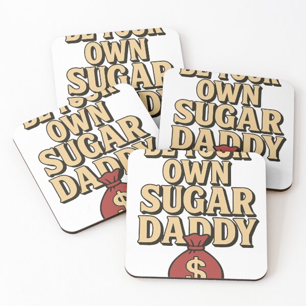 Item preview, Be Your Own Sugar Daddy — Funny Feminist Empowerment Retro Typography, Boss Babe Money Hustle Gift designed and sold by zevorgue.