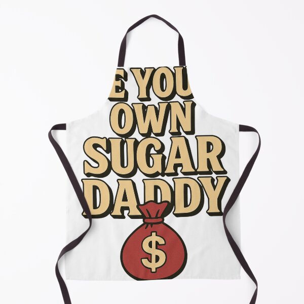 Item preview, Be Your Own Sugar Daddy — Funny Feminist Empowerment Retro Typography, Boss Babe Money Hustle Gift designed and sold by zevorgue.