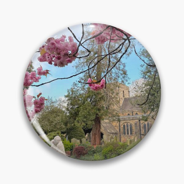Item preview, Ponteland Church and Cherry Blossom designed and sold by Violaman.