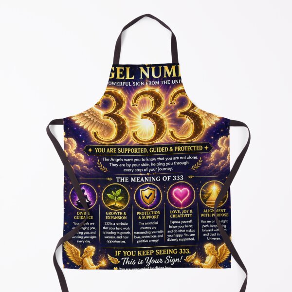 Item preview, Angel Number 333 Divine Guidance Spiritual Design designed and sold by HiteshArt111.