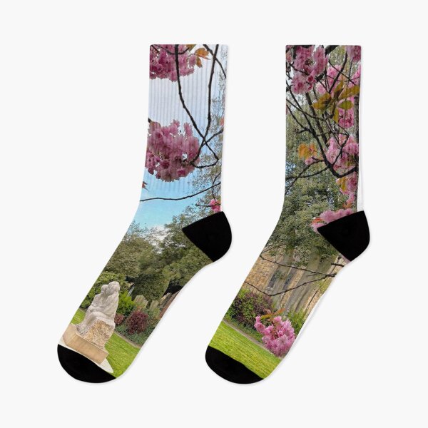 Item preview, Ponteland Church and Cherry Blossom designed and sold by Violaman.