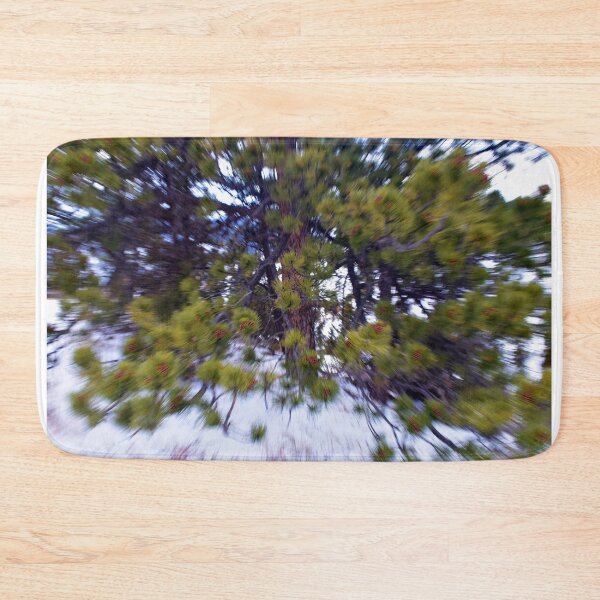 Item preview, Zoom Burst Pine Tree Motion Blur Winter Dream designed and sold by KillNFuel.