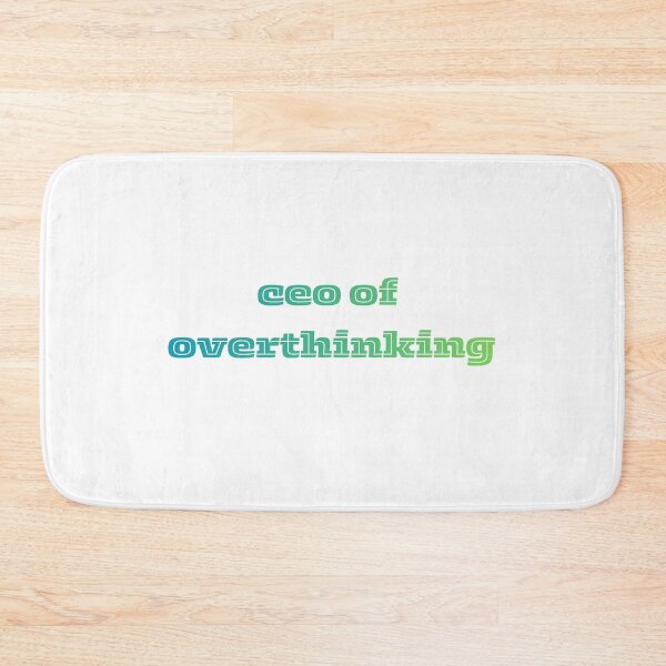 Item preview, CEO of Overthinking Funny Sarcastic Typography  designed and sold by VibeoCanvasShop.