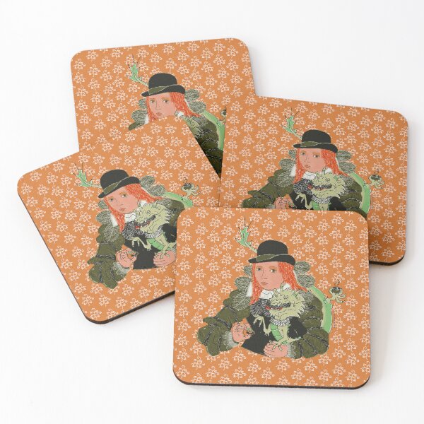 Item preview, Too Fancy for Dragons – Baroque Lady with Espresso & Praline designed and sold by einechtervogel.