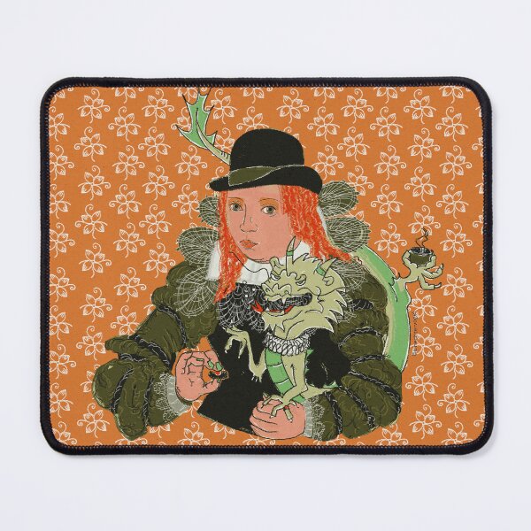 Item preview, Too Fancy for Dragons – Baroque Lady with Espresso & Praline designed and sold by einechtervogel.