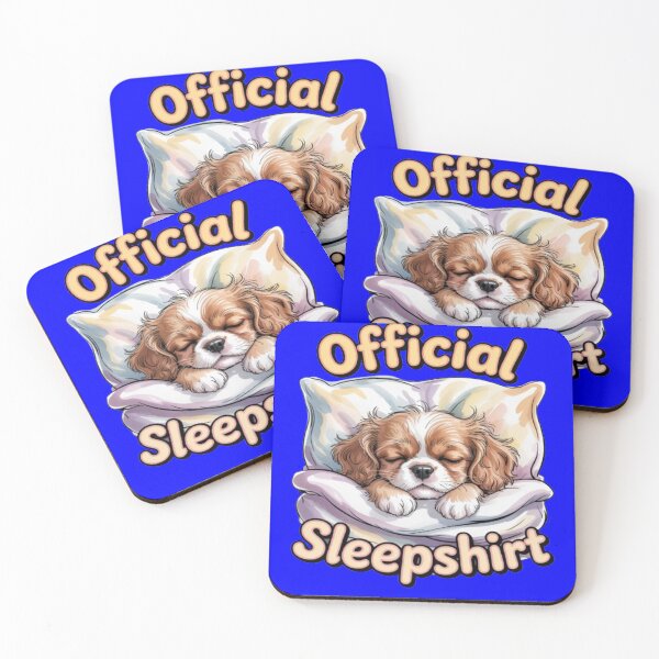 Item preview, Humorous King Charles Puppy Art Design Official Sleepshirt designed and sold by fantasticdesign.