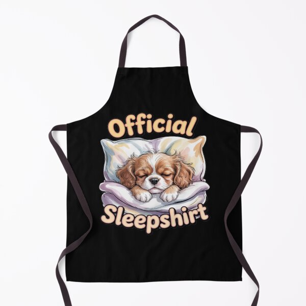 Item preview, Humorous King Charles Puppy Art Design Official Sleepshirt designed and sold by fantasticdesign.