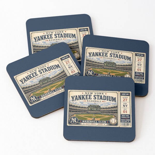 Item preview, New York Baseball Vintage Ticket Stub Old Stadium Design designed and sold by GhostDawgs.