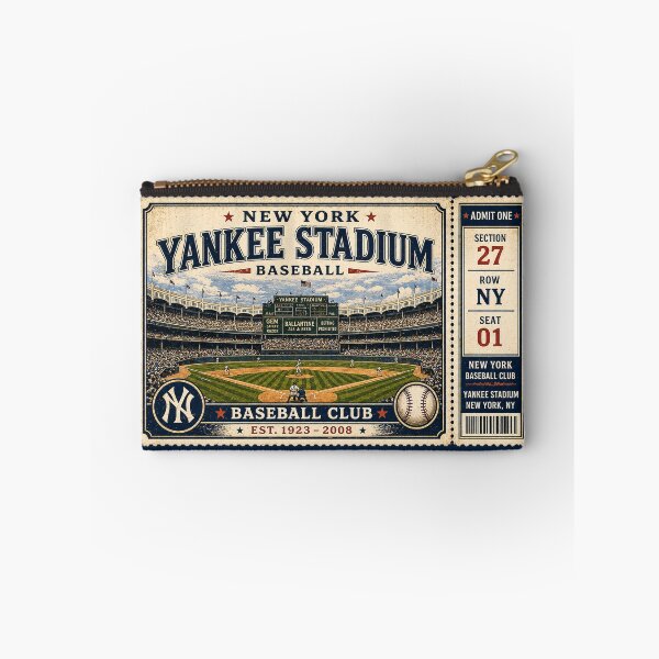 Artikelvorschau, Vintage-Eintrittskarte für die Baseball-Liga New York – altes Stadiondesign entworfen und verkauft von GhostDawgs.