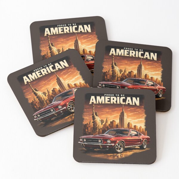 Item preview, American Muscle Car New York Vintage Poster designed and sold by Retro Arabica.