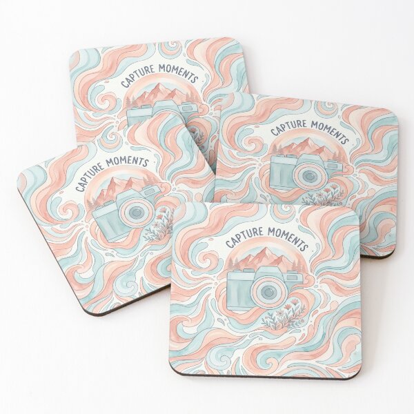 Item preview, Capture Moments Retro Camera Nature Art designed and sold by MarCinu Art.
