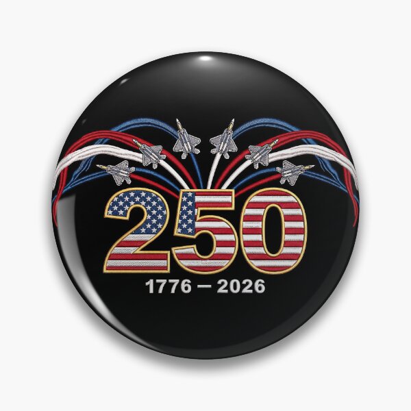 Item preview, Patriotic 250 Celebration American Flag Jets 1776–2026 designed and sold by thepixfactory.