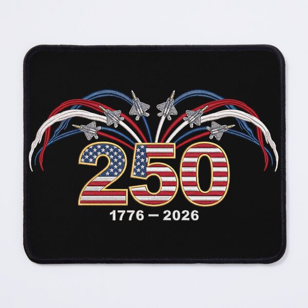 Item preview, Patriotic 250 Celebration American Flag Jets 1776–2026 designed and sold by thepixfactory.
