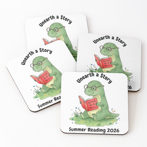 Item preview, Unearth a story Summer reading 2026 dinosaur reading Lovers gift Men Woman Kids  designed and sold by Taylor  ART.