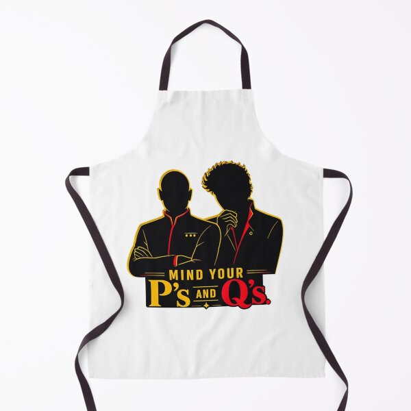 Item preview, Mind your P's & Q's Chaotic vs Composed Humour. Clever Wordplay Design. designed and sold by Klayrabell.