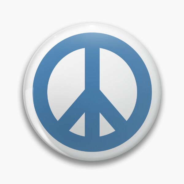 Item preview, Peace sign - blue designed and sold by Inspirationmotivation.