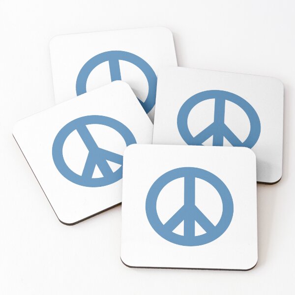 Item preview, Peace sign - blue designed and sold by Inspirationmotivation.