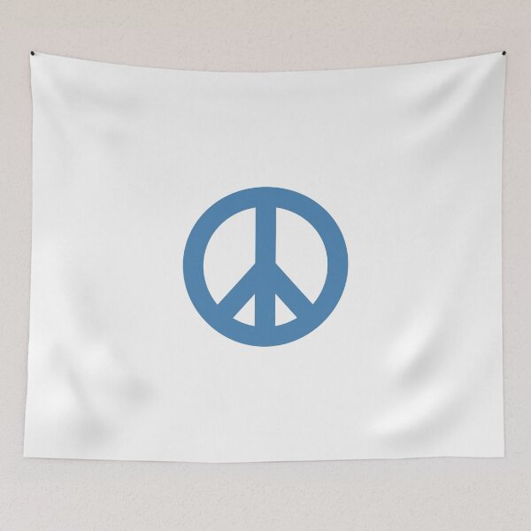 Item preview, Peace sign - blue designed and sold by Inspirationmotivation.
