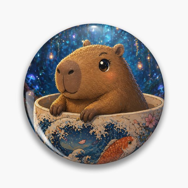 Item preview, Cozy Capybara Tea designed and sold by capybaraxshop.