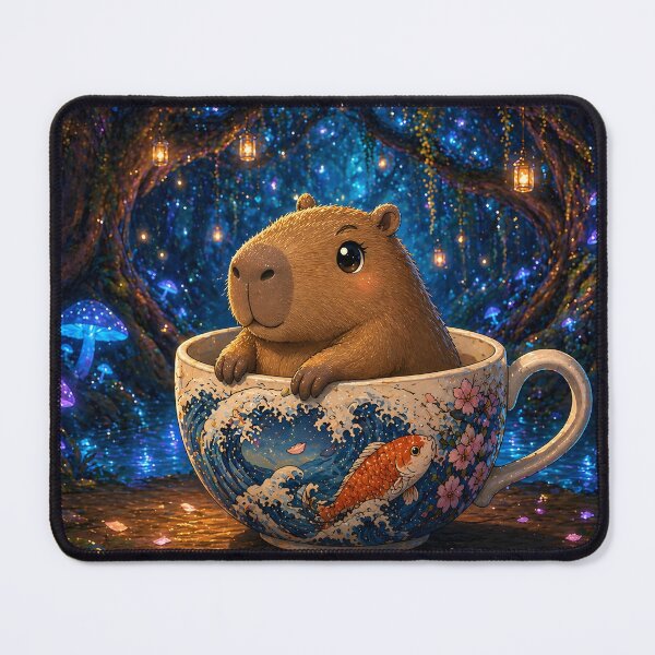 Item preview, Cozy Capybara Tea designed and sold by capybaraxshop.