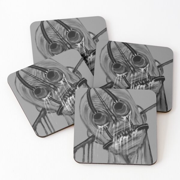 Item preview, Inner Suffering - dark horror illustration designed and sold by Mr.Izinto.