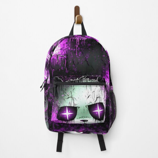 Item preview, Occult Panda Raccoon Dark Gothic Glitch Art with Purple Flames and Pentagram designed and sold by DonaldWaltersxx.