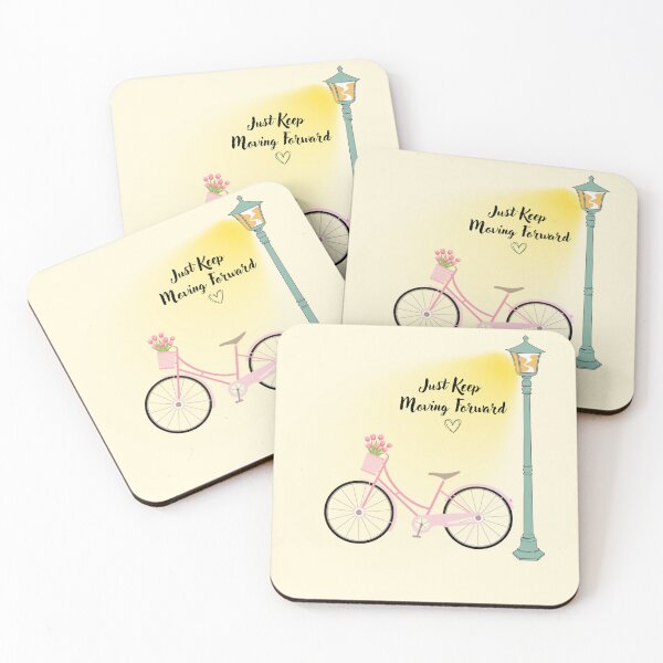 Item preview, Motivational Bicycle Quote Aesthetic Illustration designed and sold by Cutethings3.