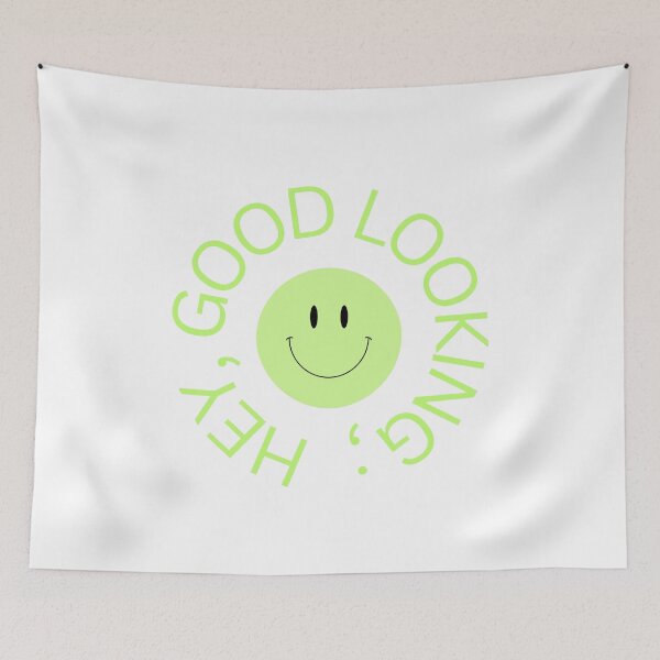 Item preview, Hey Good Looking Smiley Face Art designed and sold by VibeoCanvasShop.