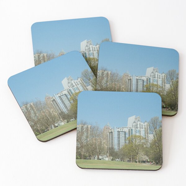 Item preview, Atlanta Skyline from Piedmont Park — 35mm Film Photography Print | Midtown Atlanta Wall Art designed and sold by Life in 35.