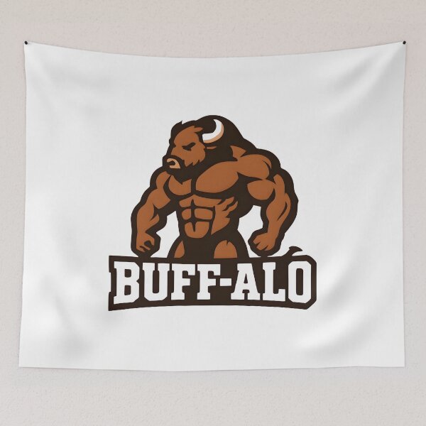 Item preview, Buffalo Bodybuilding - Gym & Fitness Design designed and sold by Mouad-Doadi.
