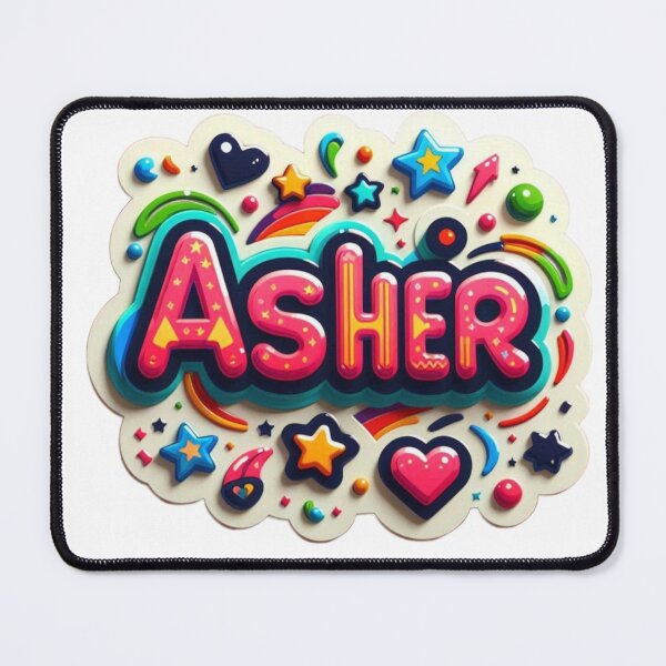 Item preview, Asher – Modern Name with Strong Identity designed and sold by Lellenatavarez.