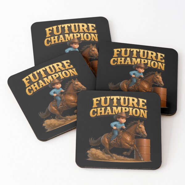 Item preview, Future Champion – Young Cowboy Spirit and Country Dreams designed and sold by  QuarterHorseArt by Just my Studio.