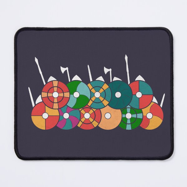 Item preview, The Saxon Shield Wall (Coloured Version) designed and sold by Medieval Steward Designs.
