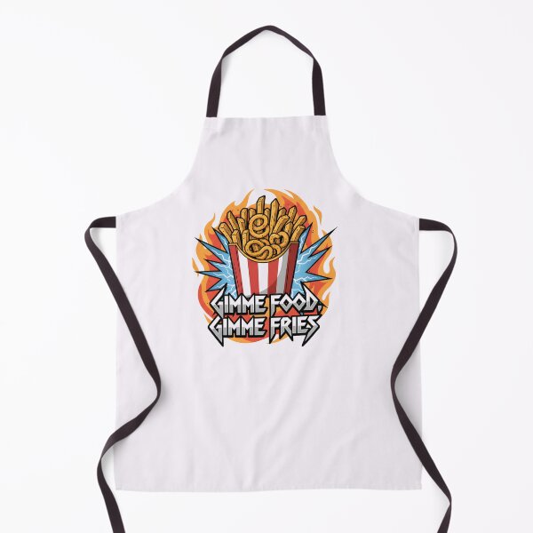 Item preview, Gimme Food Gimme Fries Rock Fries Lover Tee designed and sold by Fanverse Merchandise.