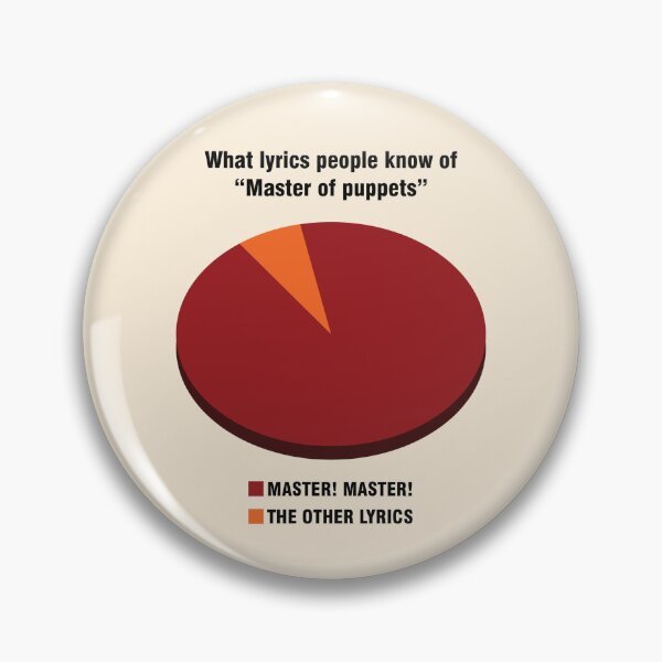 Item preview, Rock Song Lyrics Pie Chart Music Humor designed and sold by Fanverse Merchandise.