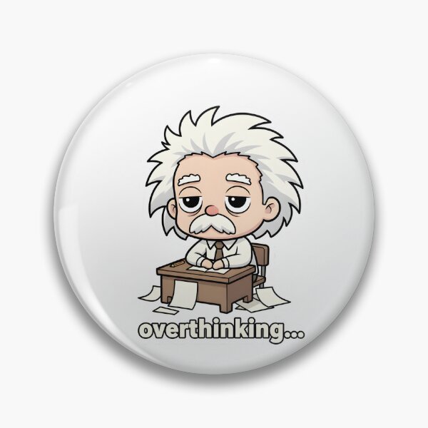 Item preview, Einstein Relatable Minimalist Mood Design designed and sold by TiredSociety.