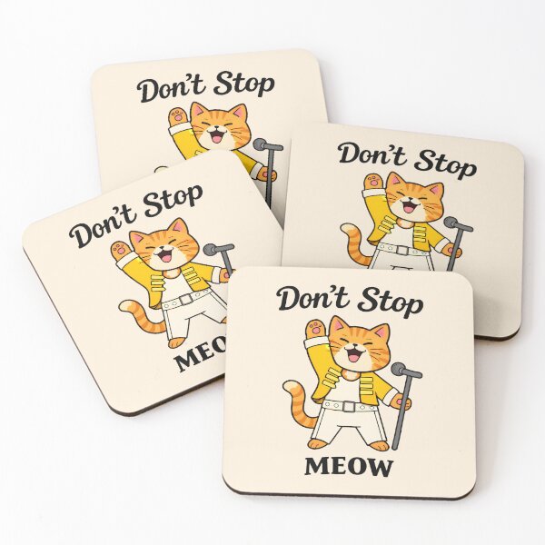 Item preview, Funny Cat Rock Star Singer Meow Music Tee designed and sold by Fanverse Merchandise.