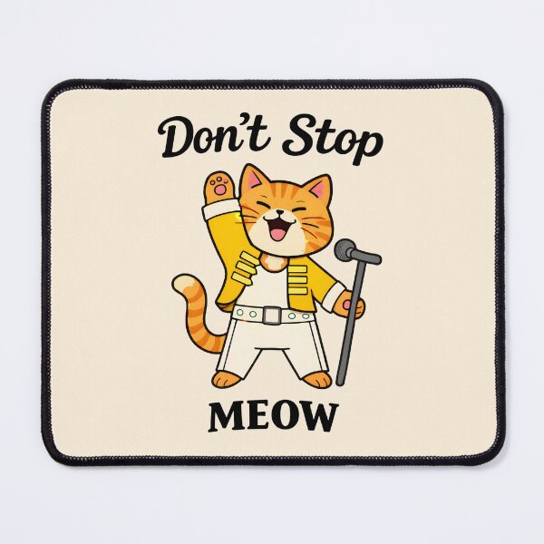 Item preview, Funny Cat Rock Star Singer Meow Music Tee designed and sold by Fanverse Merchandise.