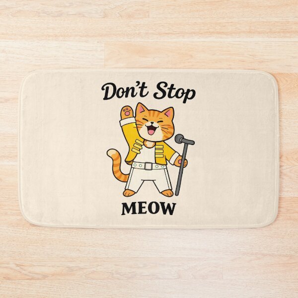 Item preview, Funny Cat Rock Star Singer Meow Music Tee designed and sold by Fanverse Merchandise.