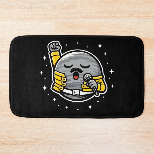 Item preview, Cute Singing Planet Freddie Parody | Funny Space Rock Star Cartoon | Music Lover Gift Tee designed and sold by Fanverse Merchandise.