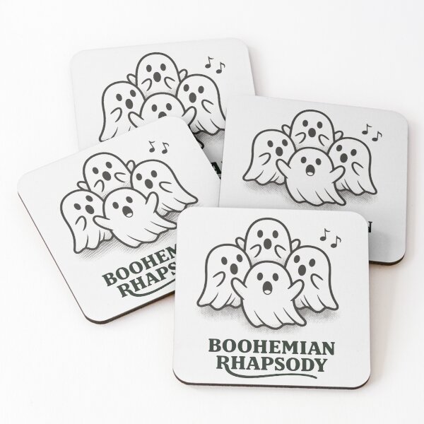 Item preview, Ghost Humor Boohemian Rhapsody Funny Halloween Music Shirt designed and sold by Fanverse Merchandise.