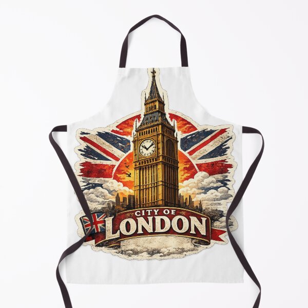 Item preview, City of London Big Ben Vintage British Flag Design designed and sold by GarnerSupplyCo.