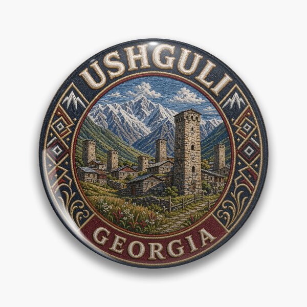 Item preview, Ushguli, Georgia – defensive towers, mountain villages & Caucasus panorama designed and sold by Girih.