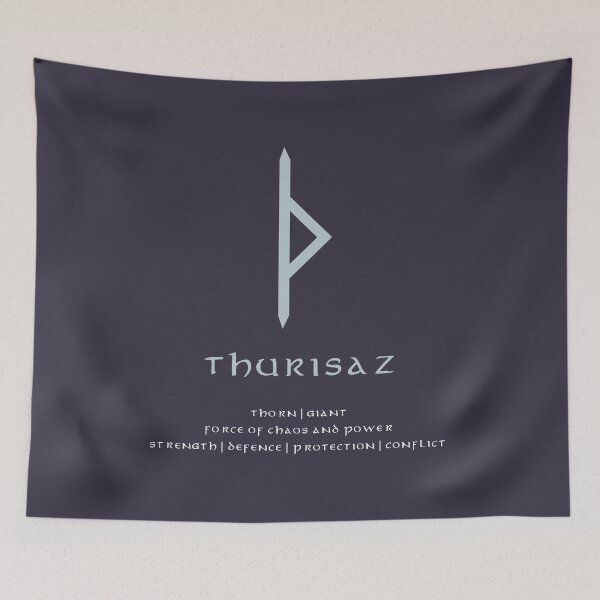Item preview, Thurisaz - Thorn/Giant Rune, Force of Chaos and Power designed and sold by Medieval Steward Designs.