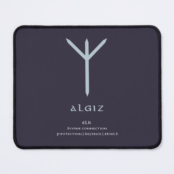 Item preview, Algiz - Elk Rune, Divine Connection designed and sold by Medieval Steward Designs.