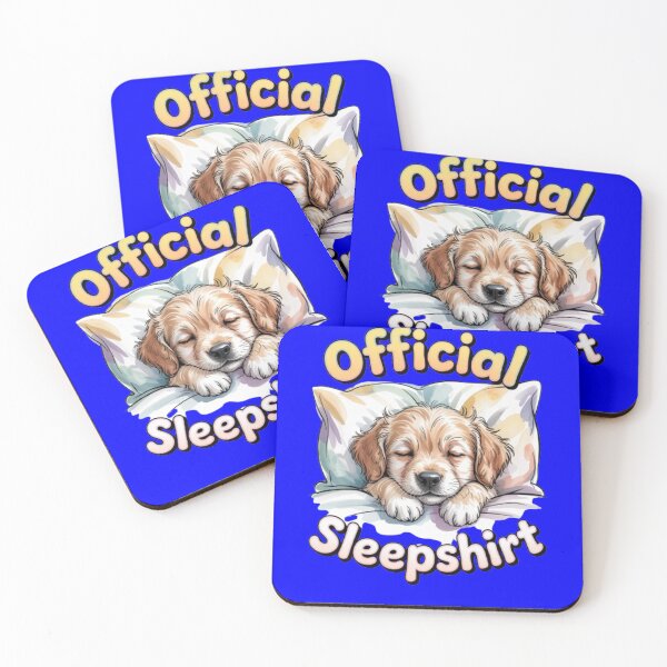 Item preview, Humorous Golden Retriever Puppy Design Official Sleepshirt designed and sold by fantasticdesign.