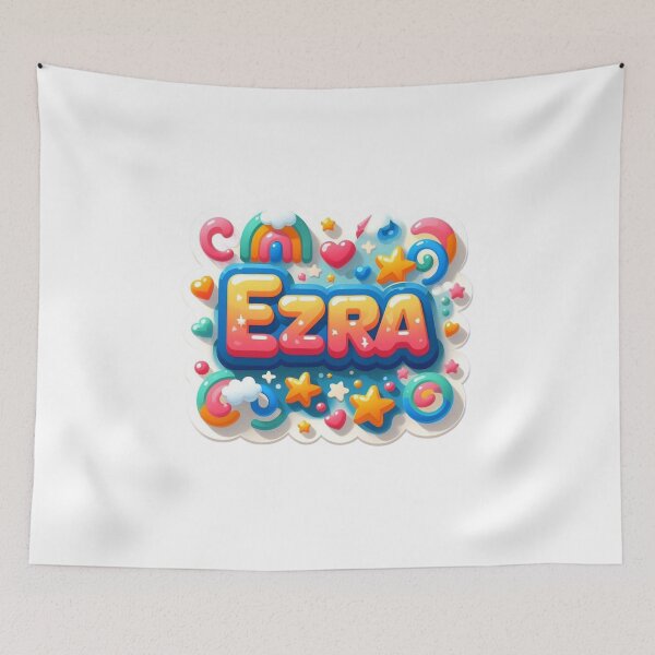 Item preview, Ezra – Strong Biblical Name with Modern Style designed and sold by Lellenatavarez.