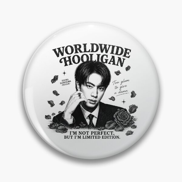 Item preview, Worldwide Hooligan | JIN 진 (BTS) designed and sold by Eldavilora.
