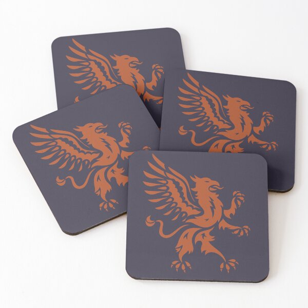 Item preview, The Griffin (Coloured), a Medieval Heraldic Beast designed and sold by Medieval Steward Designs.